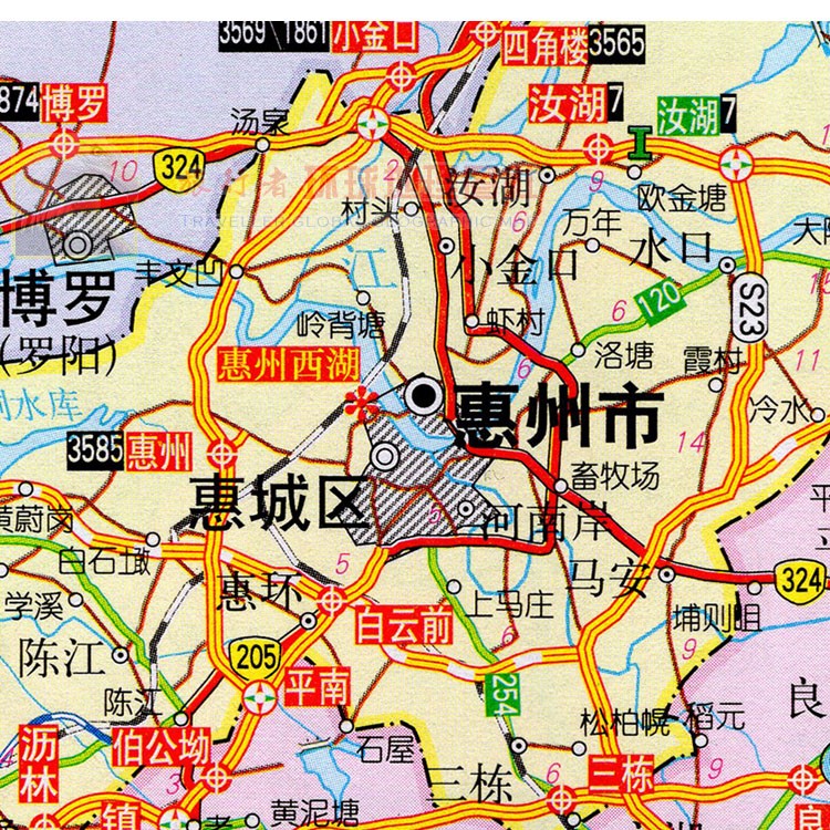 东莞市地图(东莞市32个镇区地图)