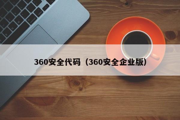 360安全代码（360安全企业版）