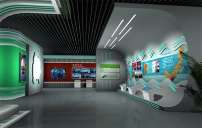 企业展厅设计公司(展厅布置效果图)